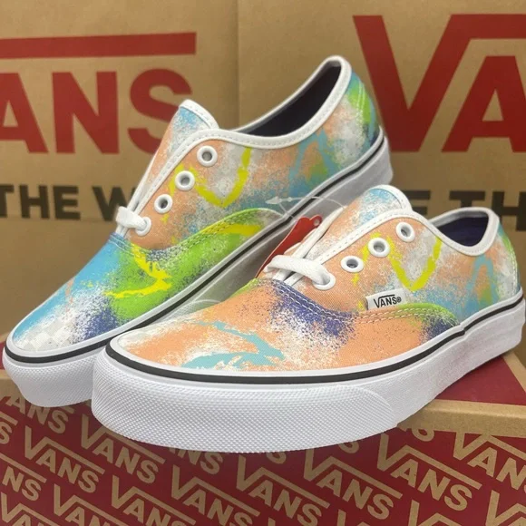 Vans Men’s Authentic(Retro Mart) Multi/True White Sneakers VN0A348A40L